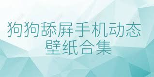 狗狗舔屏手机动态壁纸合集