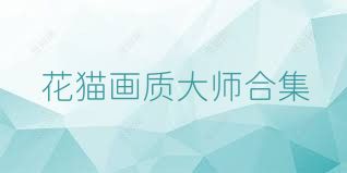 花猫画质大师合集