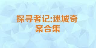 探寻者记:迷城奇案合集