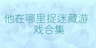 他在哪里捉迷藏游戏合集