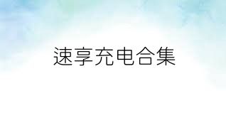 速享充电合集