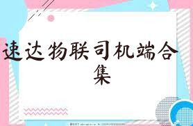 速达物联司机端合集