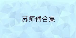 苏师傅合集