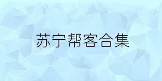 苏宁帮客合集