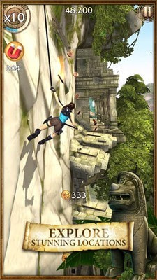 劳拉遗迹逃亡无限金币版2