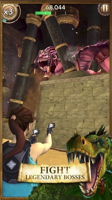 劳拉遗迹逃亡无限金币版3