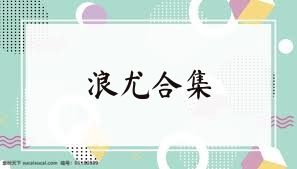 浪尤合集
