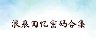 浪痕回忆密码合集