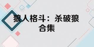 狼人格斗：杀破狼合集