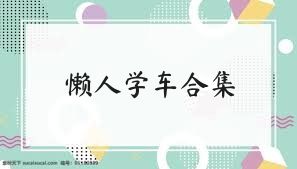 懒人学车合集