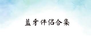 蓝牙伴侣合集