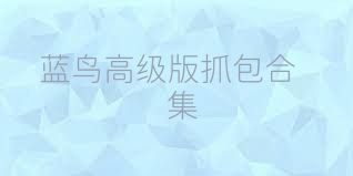 蓝鸟高级版抓包合集
