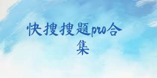 快搜搜题pro合集