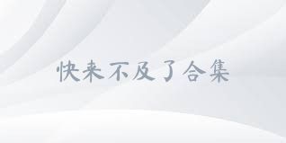 快来不及了合集