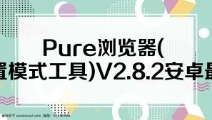 Pure浏览器(浏览器设置模式工具)V2.8.2安卓最新版合集